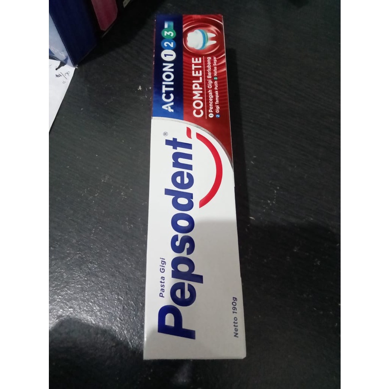 Pepsodent Whitening Action 1,2,3  75 &amp; 190 G