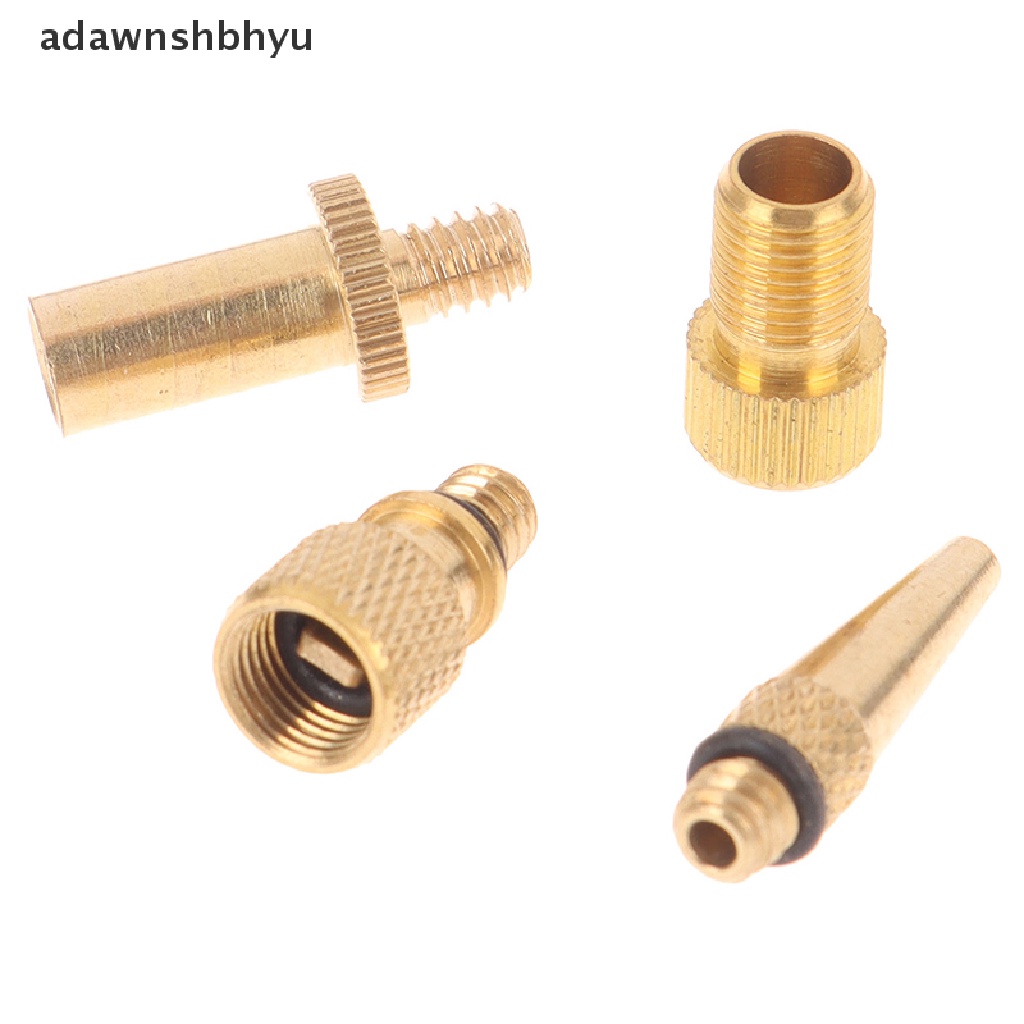 Kit Nozzle Pompa Inflator adawnshbhyu Presta Schrader Valve Adapter Adaptor Klep Sepeda