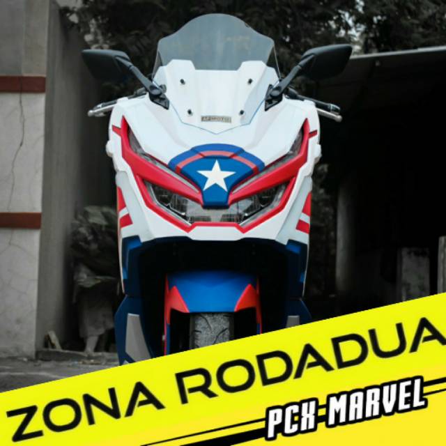 BODY SET HONDA PCX MARVEL EDITION / FULL BODY HONDA PCX 150 COSTUM