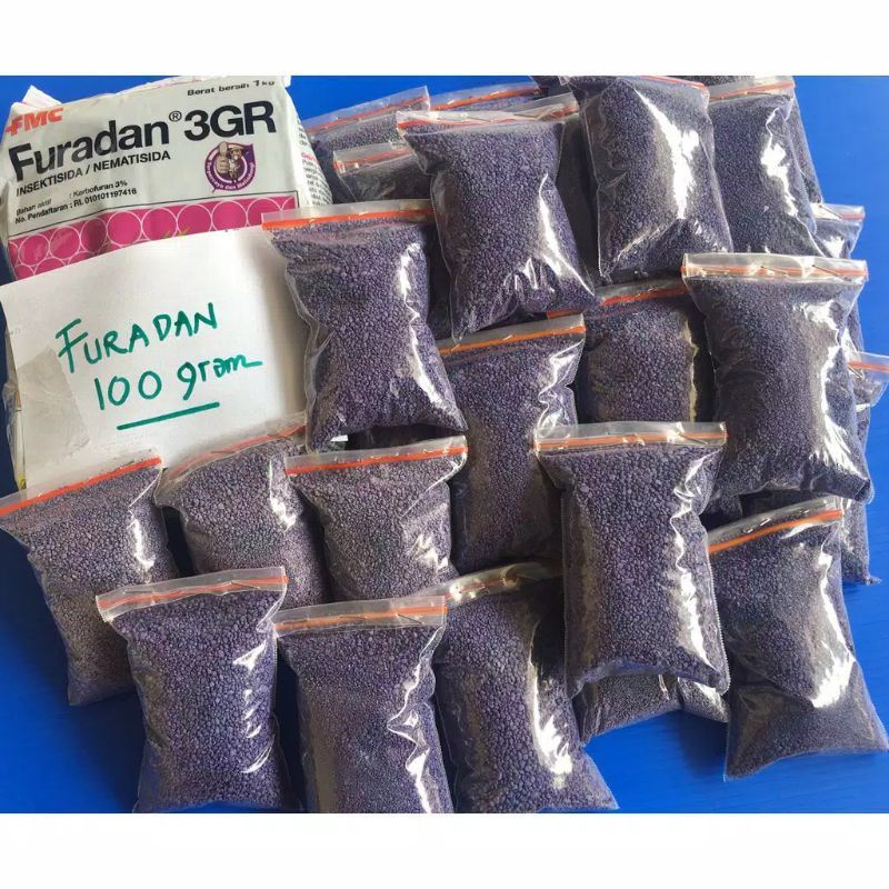 INSEKTISIDA FURADAN 3GR KEMASAN REPACK 100 GRAM TERMURAH