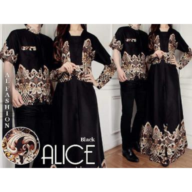 CP ALICE BAJU  COUPLE  KELUARGA BUSANA MUSLIM PESTA BATIK 