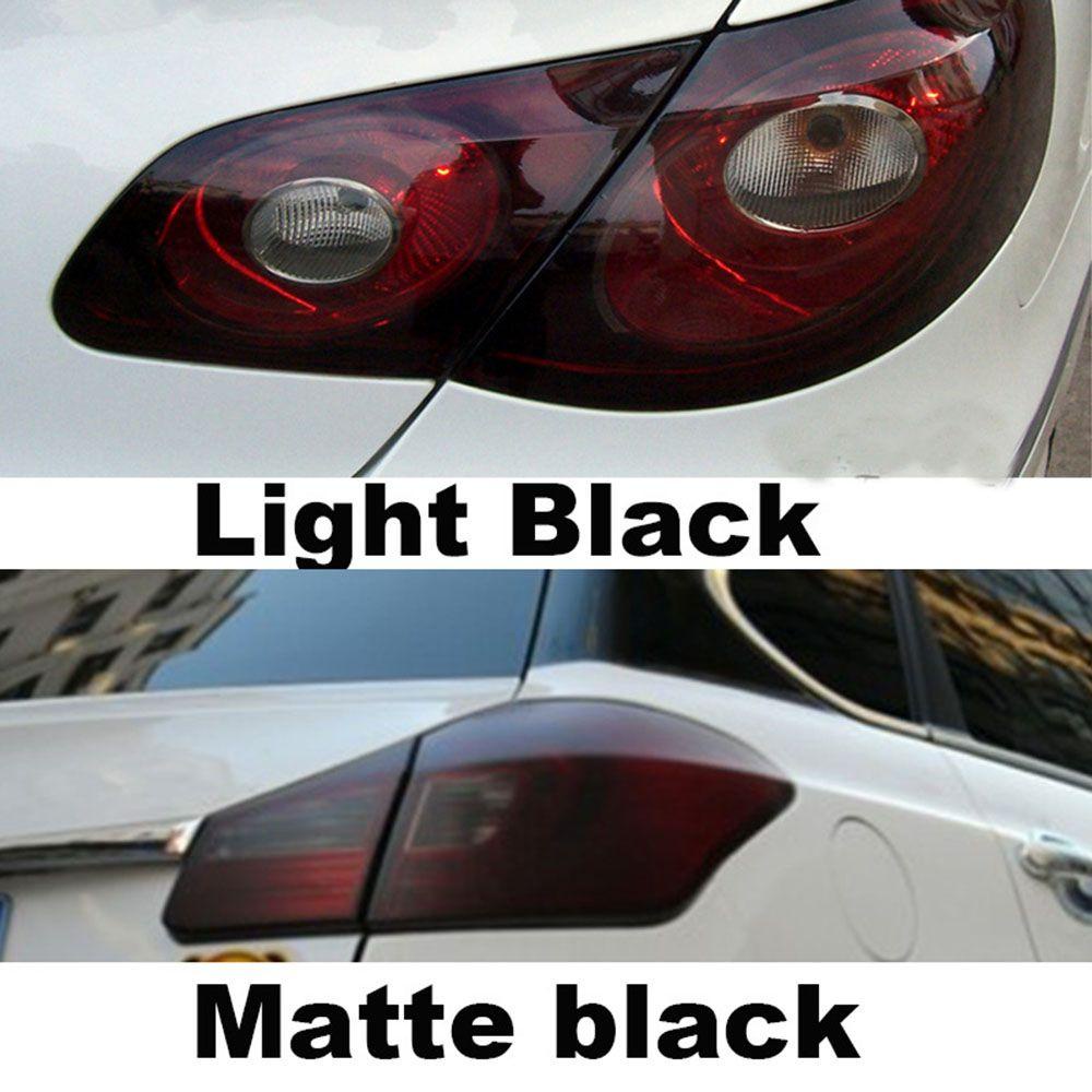 Film Lampu Mobil Populer New Smoke Black Tint Self-Adhesive Fog Light Sticker