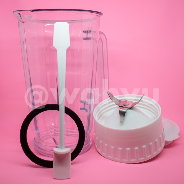 Gelas blender plastik Mill jus 101 ASLI mil / jar fiber komplit  miyako type 101 102 151 152 501