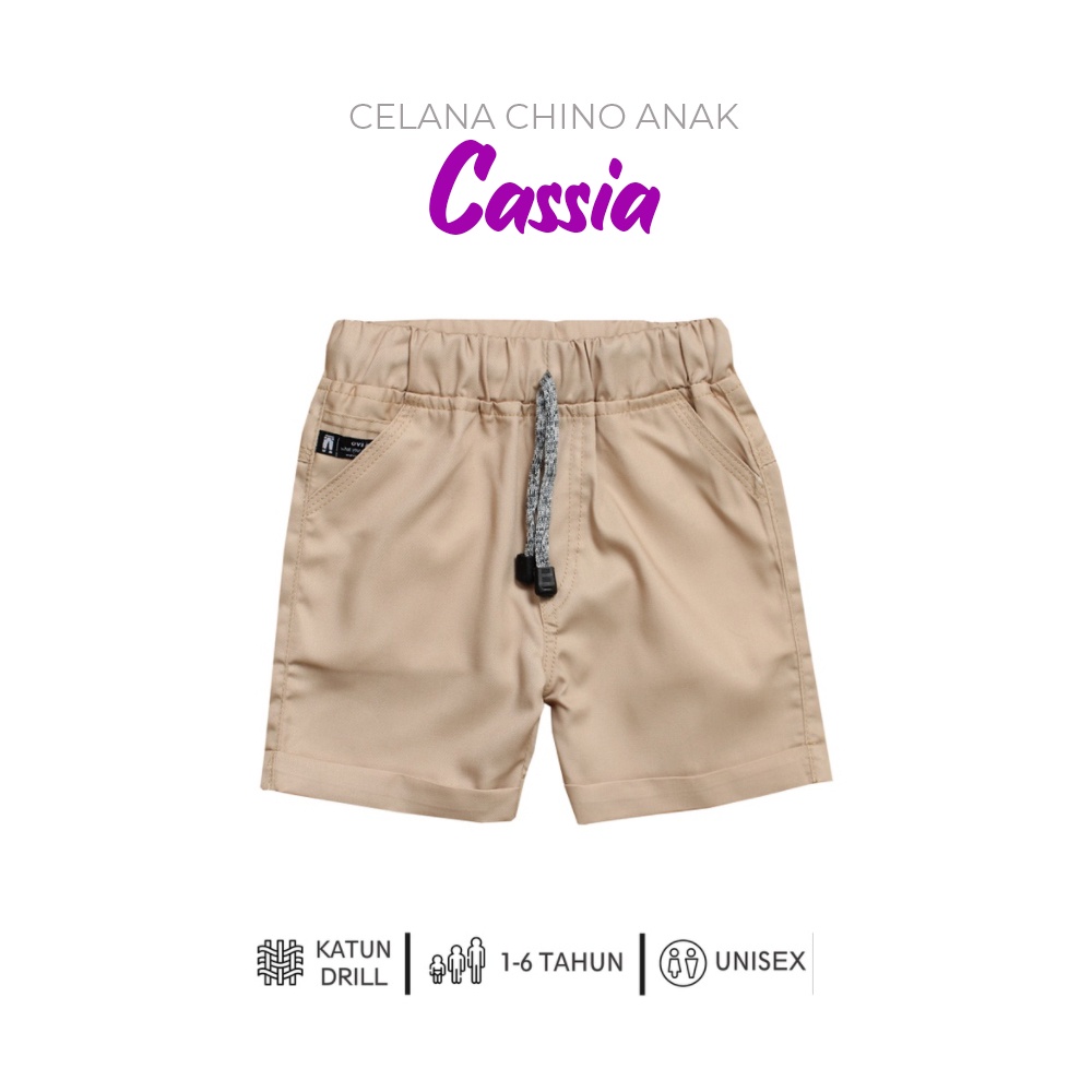 (1-6Tahun) Celana Anak Laki | Chino Pendek Cassia | Celana Chino Anak