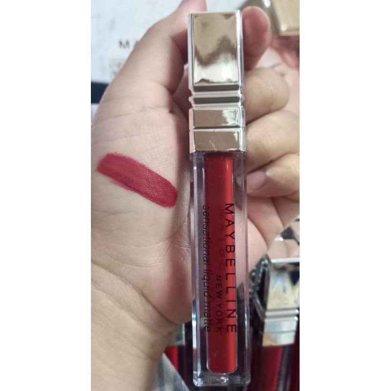 LIP GLOSS MATTE  MAYBELINE TUTUP BENING H.12PCS NO.ZG-1114