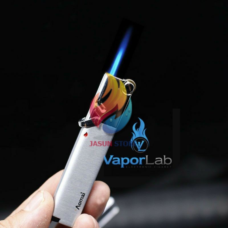 mancis korek api bara gas bisa isi ulang AOMAI torch lighter AM365