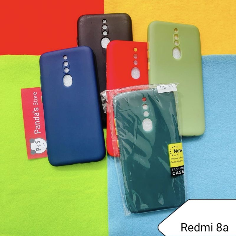 Case Redmi 8a Babycase + Pelindung Kamera, Makaron Full Color (PsS)