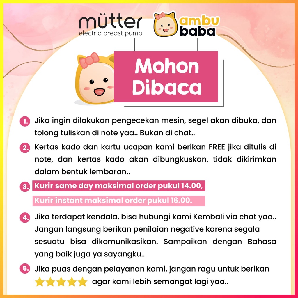 MUTTER NEW PEARL Pompa ASI Elektrik Double Breast Pump