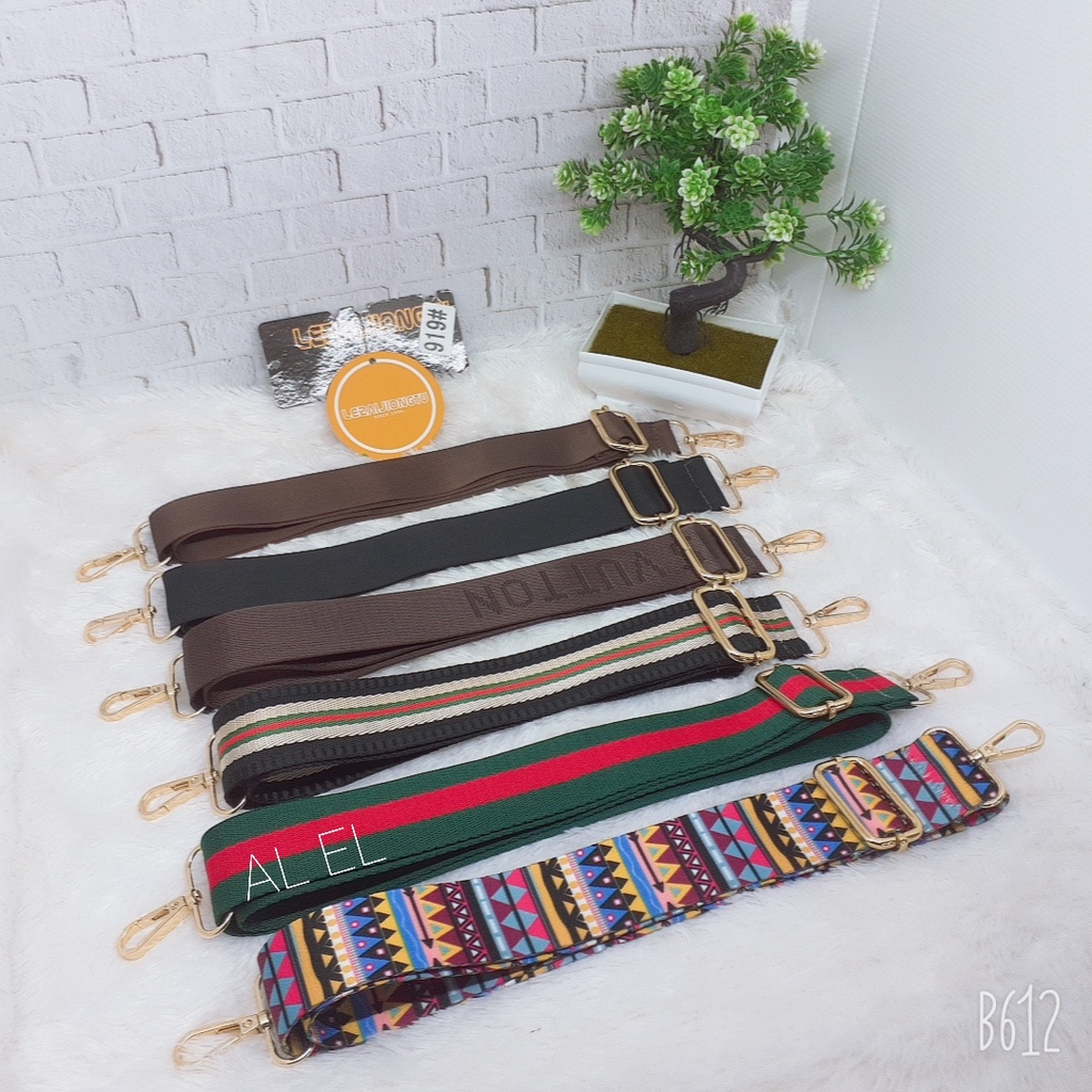 Tali Strap Buat Tas Selempang Wanita Motif Terbaru Kekinian Viral import Tali Tas Selempang Wanita T