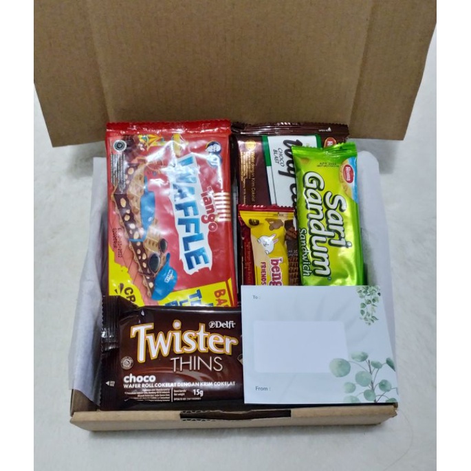 

hampers snack/snack box ulta, wisuda dll