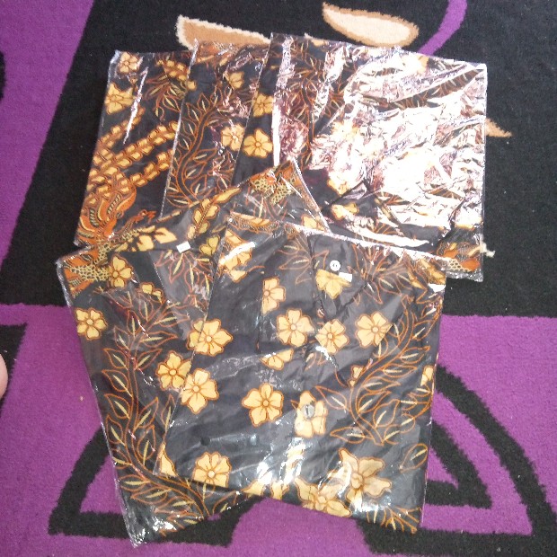 Batik Couple Keluarga Sania Ruffle Ori Ndoro Jowi Dnt Cendrawasih Kuning