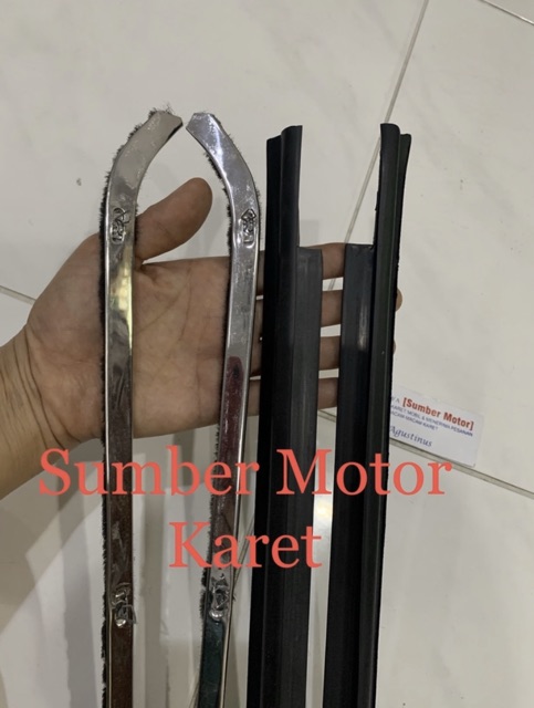 Karet Pelipit Kaca Hardtop Standar Luar dan Dalam Biasa