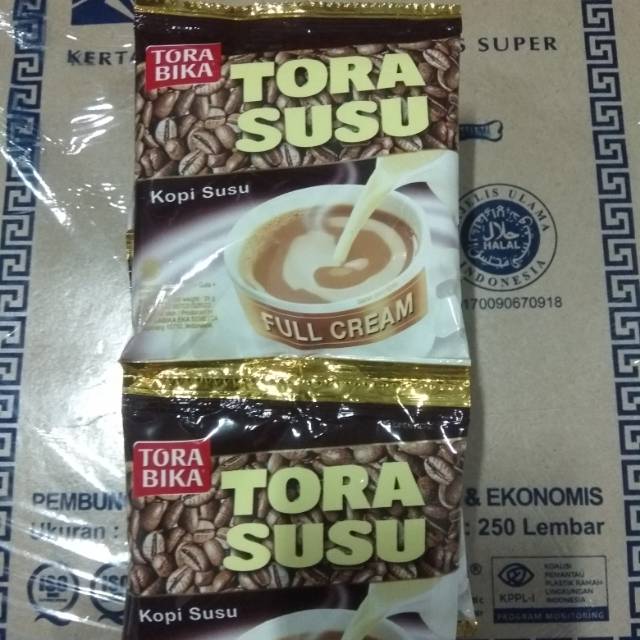 

Kopi Tora bika susu 10x26gr