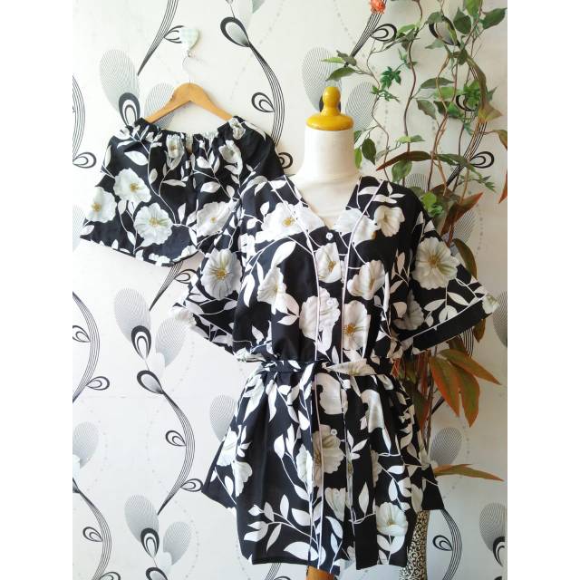 Kimono Piyama Baju Tidur Katun Jepang La Pilla Ori