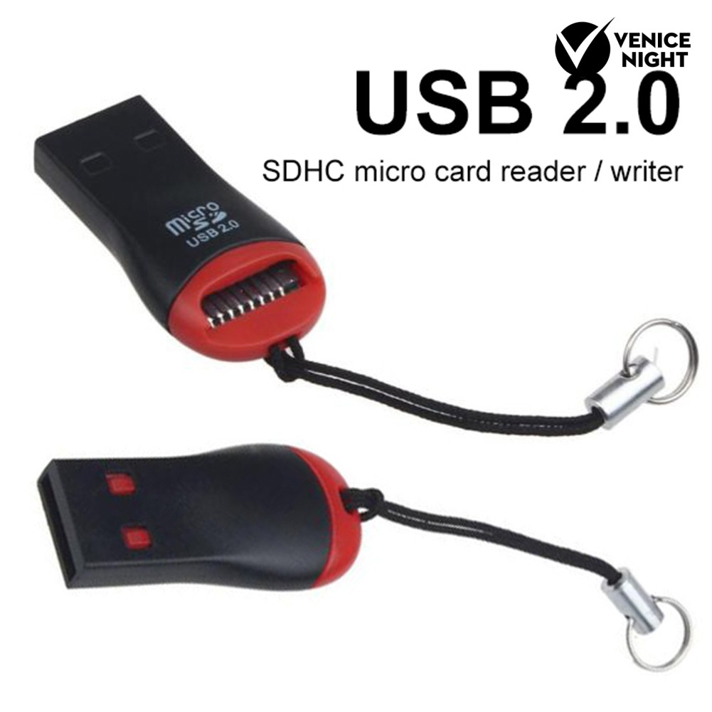 (Veni) Card Reader Micro Sdhc Tf Ke Usb 2.0 Portable