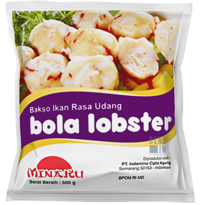 

Minaku Bola Lobster 500gr / Bakso Lobster / Lobster Ball 500gr