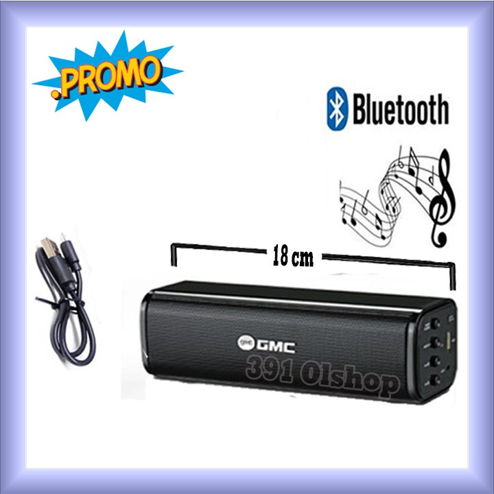 Speaker Bluetooth Portable GMC 881A speaker bluetooth music box suara mantap