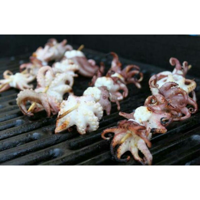 BABY OCTOPUS  Tako Flower 250 g | Bayi Gurita Mini Utuh | Boiled &amp; Fresh Frozen