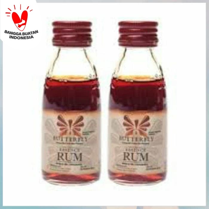 

MINUM-SIAP-DRINK-TO-READY- RHUM KOEPOE KOEPOE, RUM, RHUM BUTTERFLY BOTOL KACA 60ML - TANPA BUBBLE