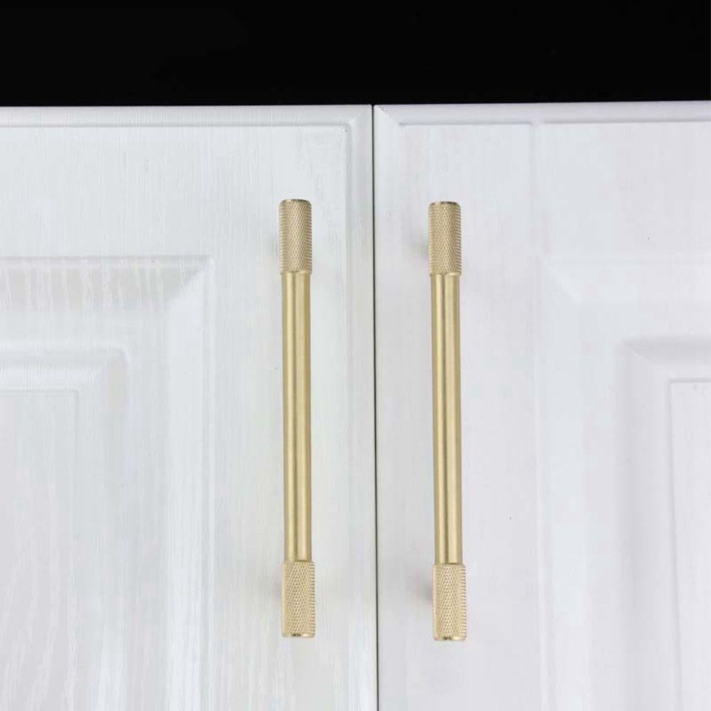 [Elegan] Doorknob Kuningan Murni Tahan Lama Lubang Ganda Furniture Reticulated Solid Handle Pintu Lemari