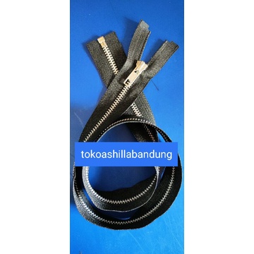 RESLETING BESI YKK 28" REL SILVER OPLOSAN ( DAUN LION KEPALA YKK )