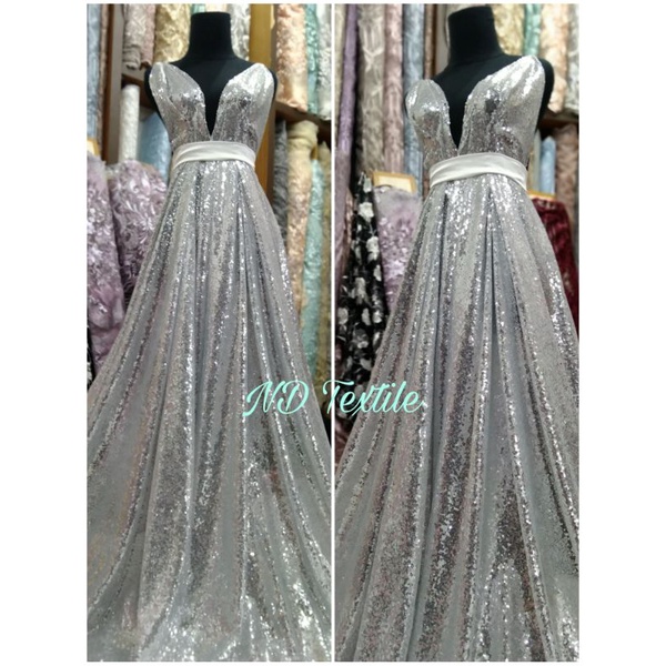 Kain/SEQUIN 1000/Payet Sequin/Seribu Payet/Bahan Kebaya