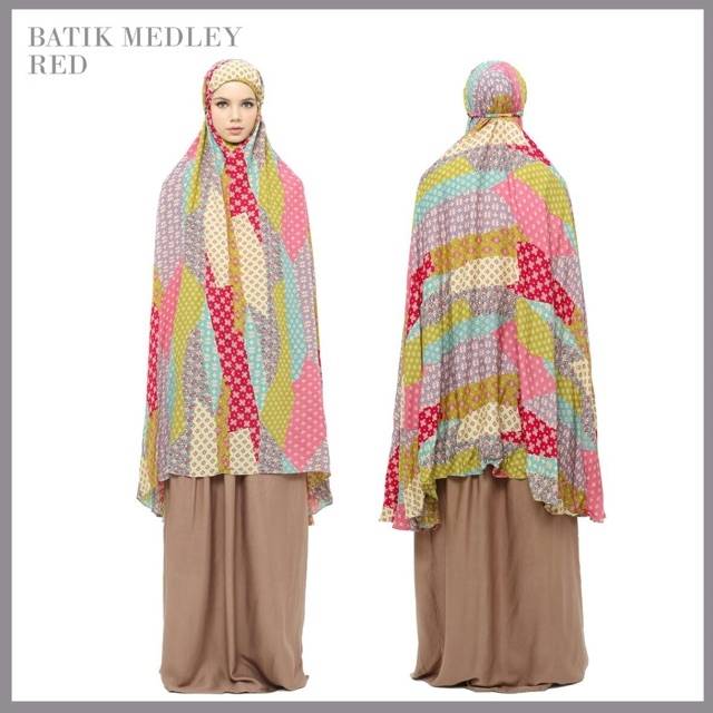 Mukenah batik medley series by tazkia