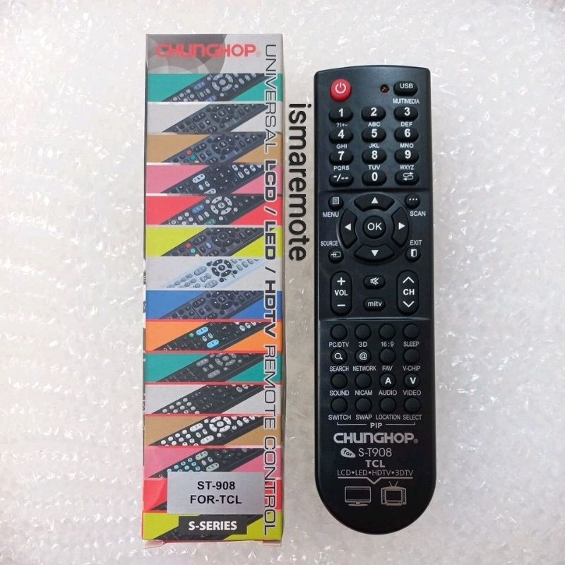 REMOTE REMOT TV TCL MULTI UNIVERSAL LCD LED