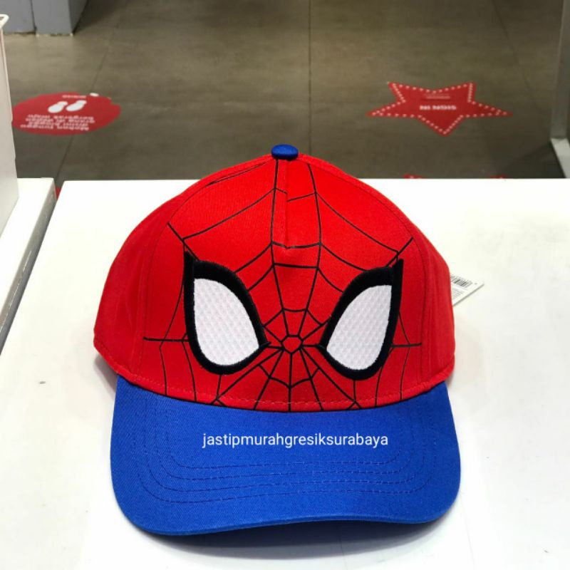 MARVEL BASEBALL CAP MINISO TOPI MINISO TOPI SPIDERMAN