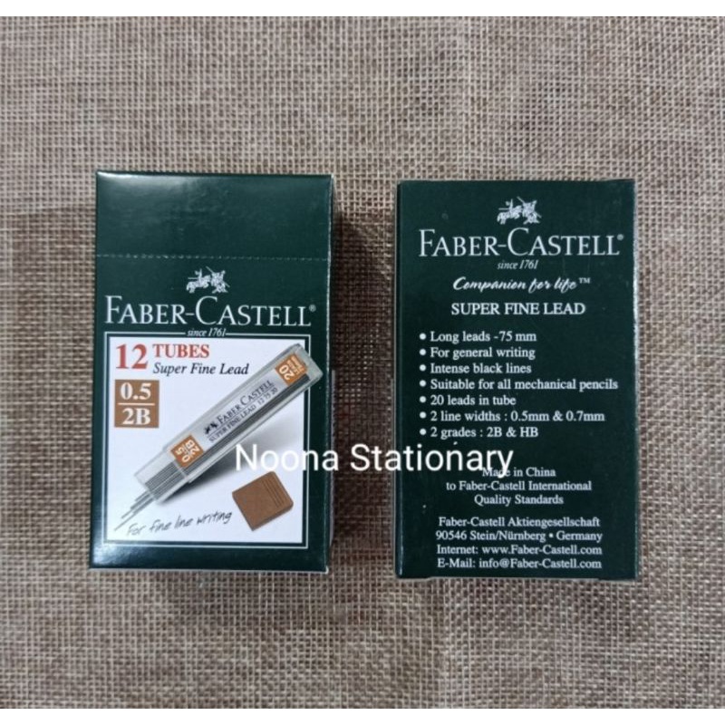 

Faber Castell Refill Pinsil Mekanik 0.5 2B