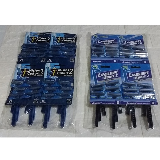 cukuran janggot dan kumis per pak isi 24pcs