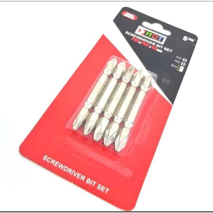 Mata Obeng Angin HDT PH2 PH2 x 65mm PLUS Screwdriver Bit