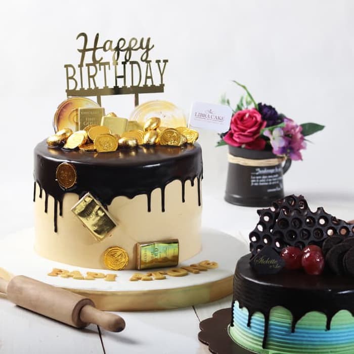 

Kue Ulang Tahun dengan Topper Akrilik / MONEY CAKE / MOHON BACA KETERANGAN