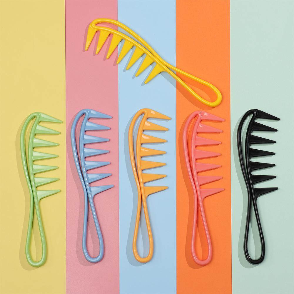 Top Detangling Sisir Pria Styling Profesional Wet Dry Hair Handgrip Perawatan Rambut &amp; Styling