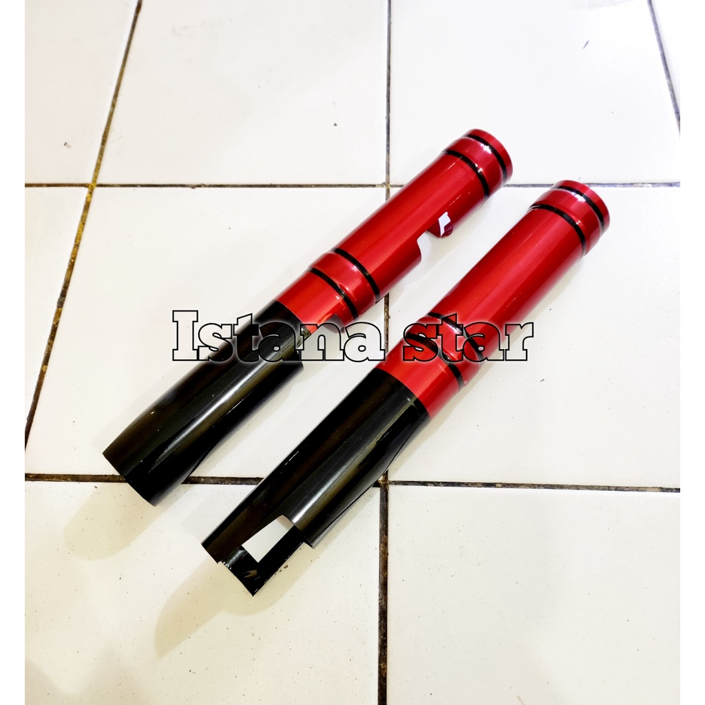 cover shock depan nmax old - nmax lama - nmax new - nmax 2020 - nmax 2021 - nmax 2022 Plus jalu as roda depan MERAH