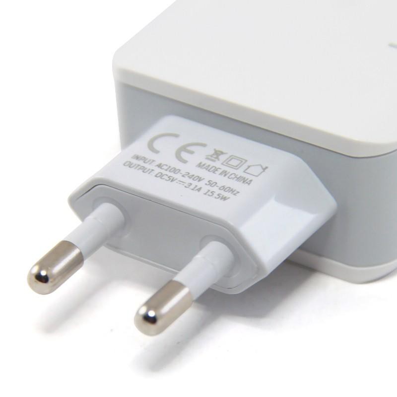 PROMO CHARGER MURAH 3 COLOKAN USB LDNIO A3301 3.4A AUTO ID KEPALA ADAPTOR CAS HP TERBARU 3 PORT USB - TEKNO KITA - TEKNO KITA