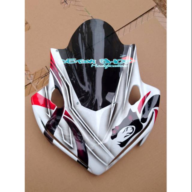 Topeng cbr150r facelift v4 / visor cbr150r / kedok cbr150r facelift