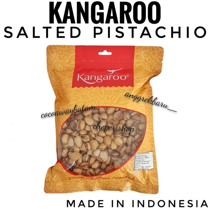 

Kangaroo Salted Pistachios 500Gr