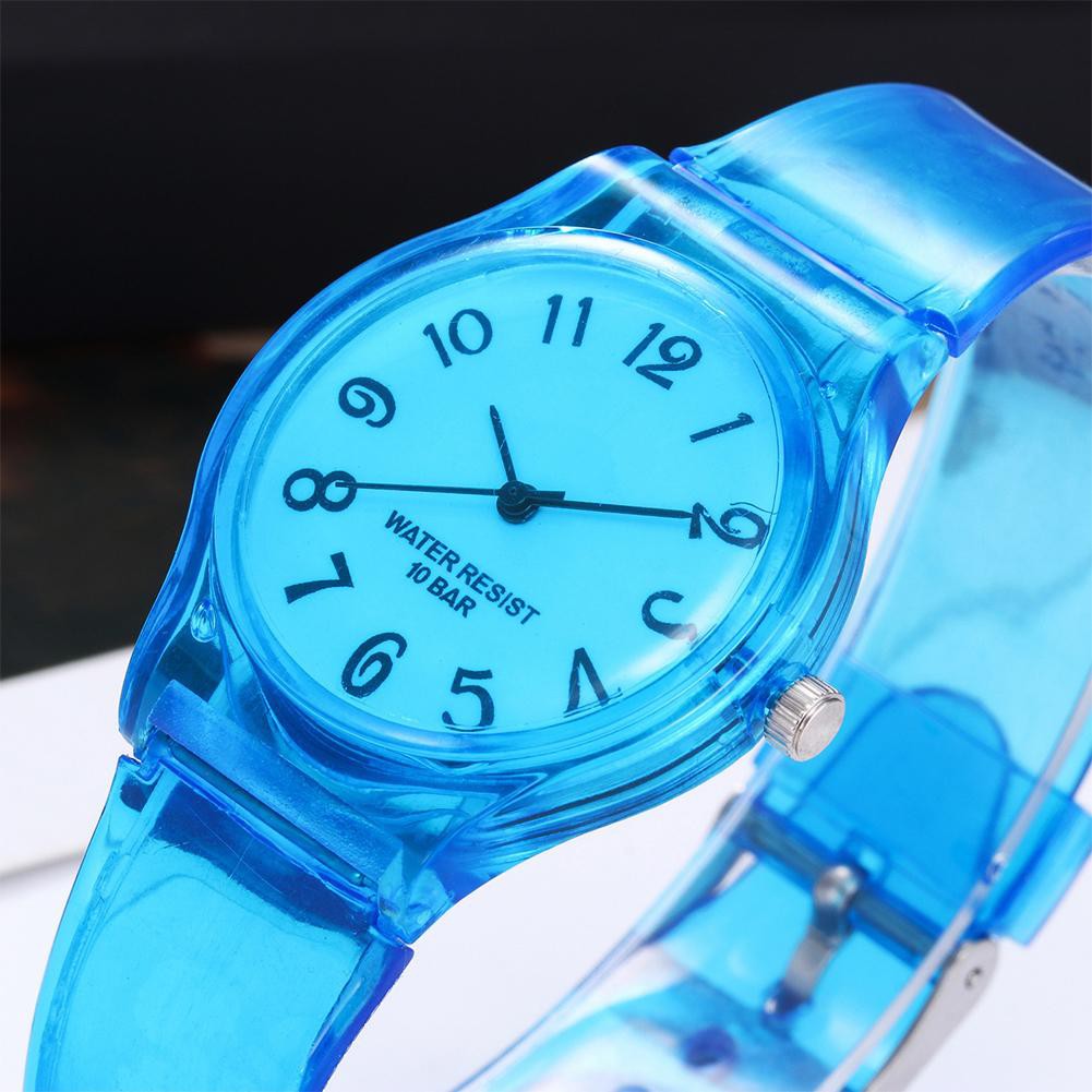 Jam Tangan Wanita Transparan / Gelang Jam Bening-2