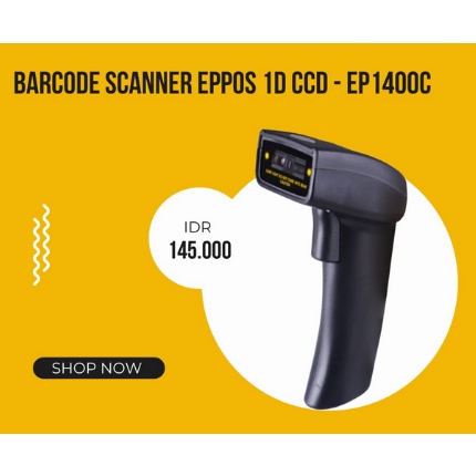 Barcode Scanner EPPOS 1D CCD - EP1400C