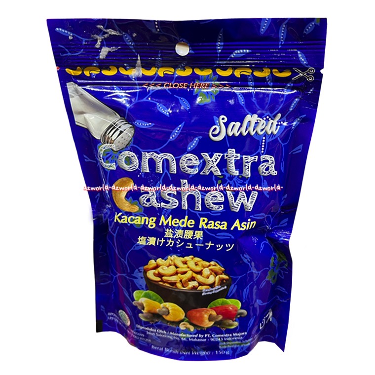 Comextra Cashew Salted 150gr Kacang Mede Rasa Asin Come Extra Chasews Mete Peanut Nut Komextra Come Extra