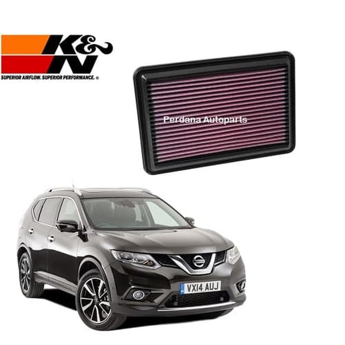 Filter Udara Nissan XTrail 2.0L DD D-65 2.5L 2015on K&N 5016
