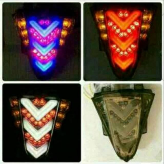 Jual lampu stop belakang stoplamp sen led yamaha r15 v2 model pertama ...