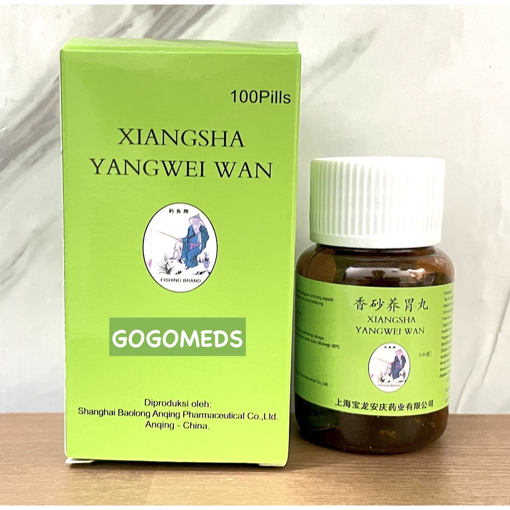 XIANGSHA YANGWEI WAN SHANGHAI ANQING ISI 100 PIL UNTUK MAAG, ASAM LAMBUNG, KEMBUNG