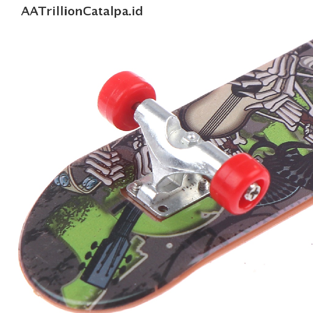 Aa Mainan Skateboard Jari Mini Trillioncatalpa Bahan Plastik