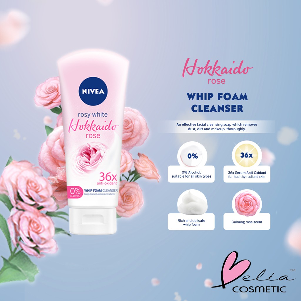 ❤ BELIA ❤ NIVEA Hokkaido Series (✔️BPOM) Micellar Water 125 | Whip Foam 100 | Deodorant