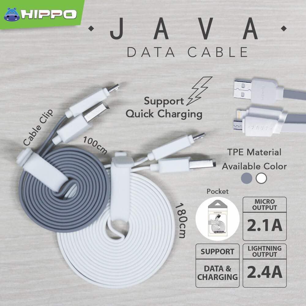 Jual KABEL DATA HIPPO JAVA MICRO USB | Shopee Indonesia