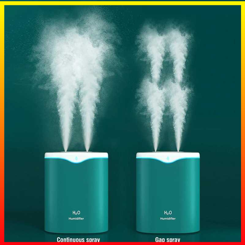 Humidifier Portable USB Kapas Filter Pembuat Uap Aromatherapy Oil Diffuser Pelembab Kamar Tidur Kabut Dingin H2o Kapasitas Besar 2L PDQ - 7RHXYPWH