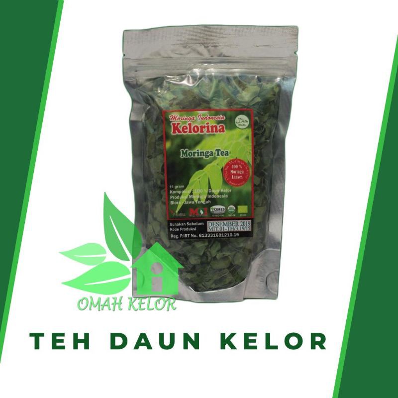 Jual Teh Daun Kelor Original 100 Alami Herbal Kelorina Moringa Tea Seduh Shopee Indonesia