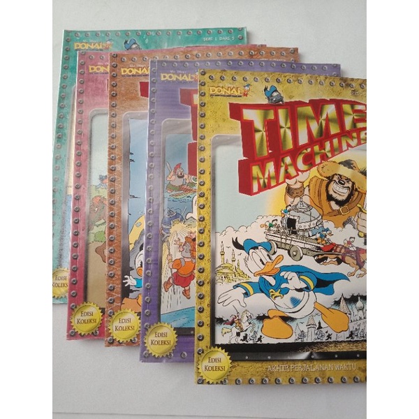 Majalah Donal Edisi Koleksi Time Machine set 1-5 tamat (bekas)